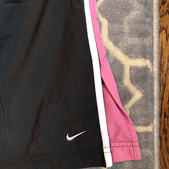 00'S Nike Warm-up Pants, Nylon Pants, Rustling Pants, Men's Size L polyester navy blue type Vintage Second Hand